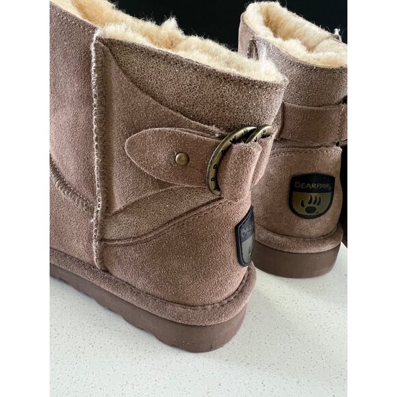 BEARPAW Women's Betty Taupe Caviar Boots size 8 - Picture 6 of 8